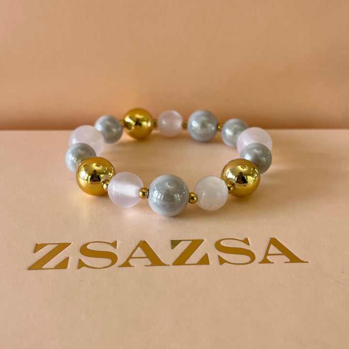 White & grey resin set