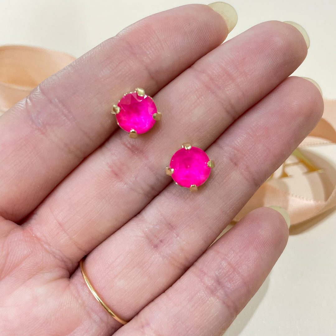 Neon summer studs