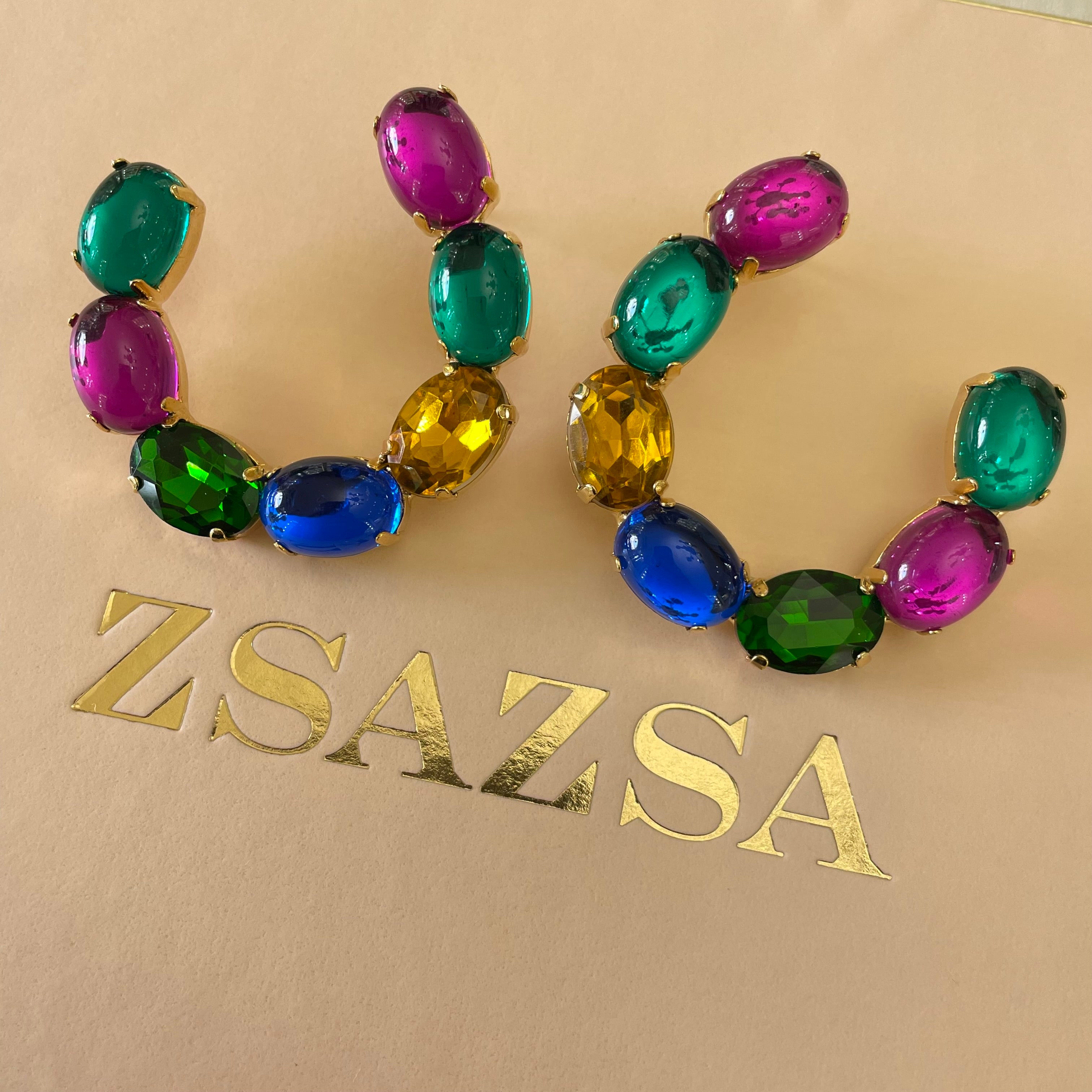 Multicolour earrings