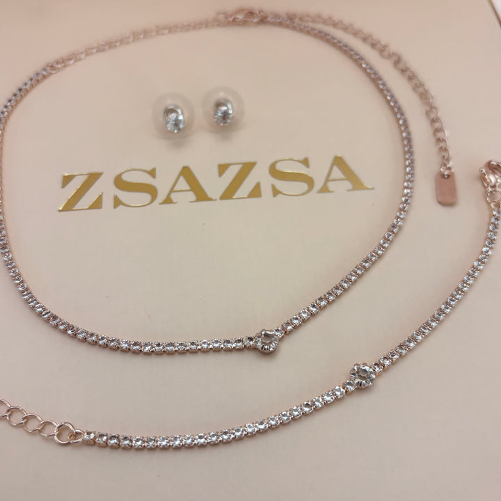 Rose gold set