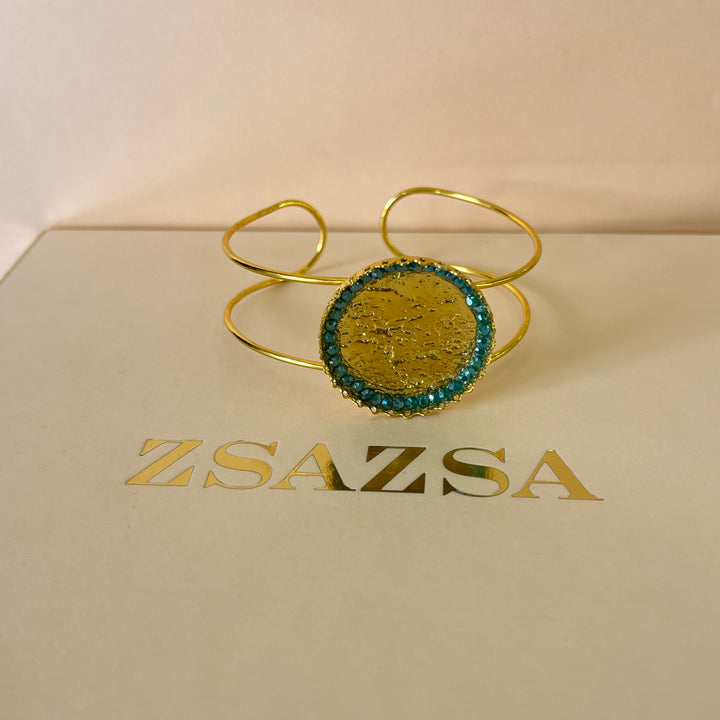 Handmade verdemar gold plated set