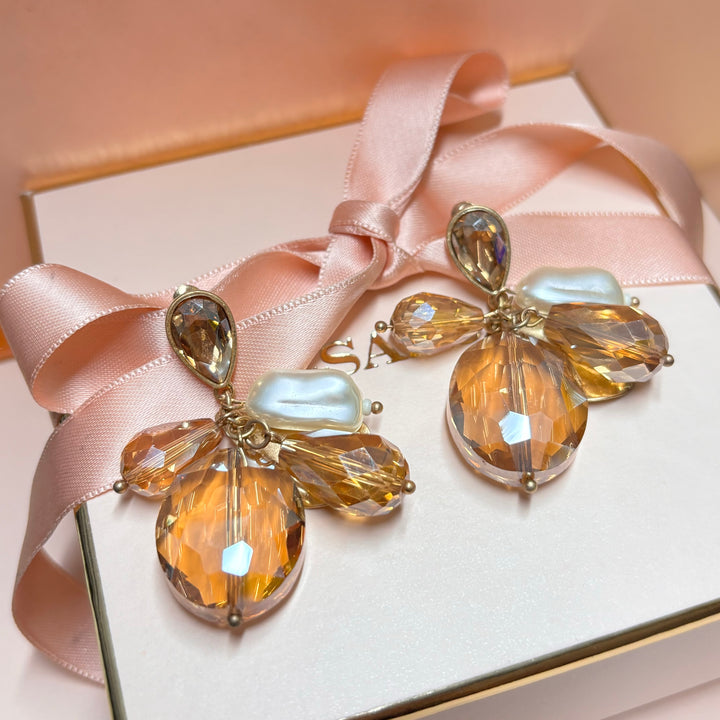 Beautiful bronze earrings