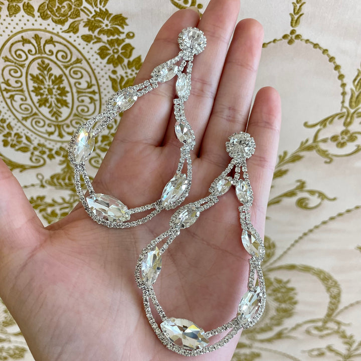 Big earrings