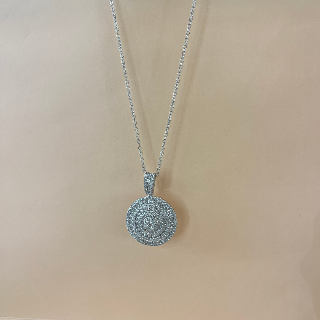 Silver zircone set