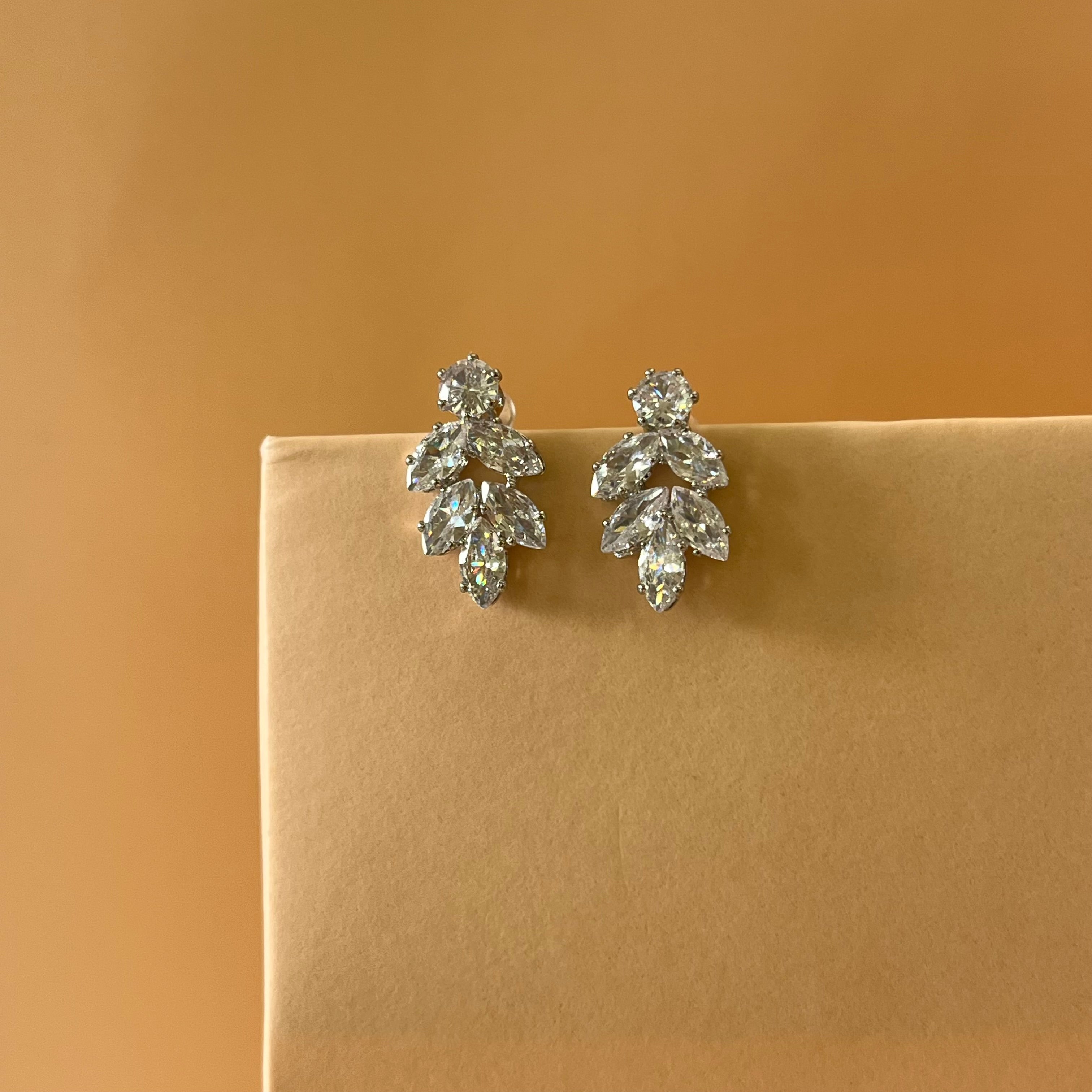 Silver zircone studs