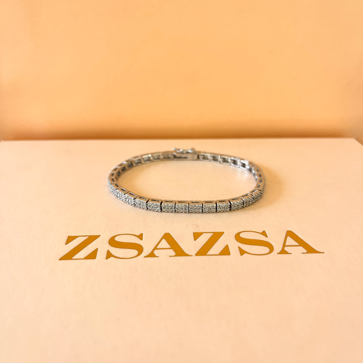 Classic zircone Sterling silver set