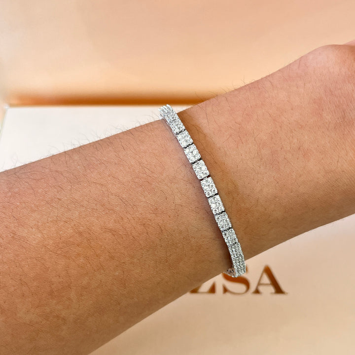 Classic zircone Sterling silver set