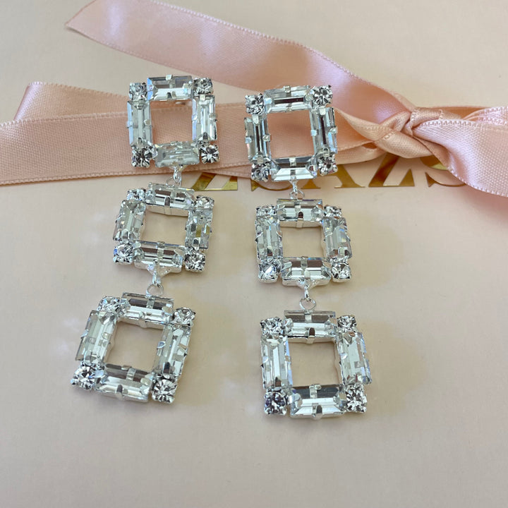 Square earrings