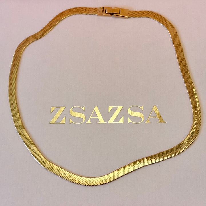 Gold plain set