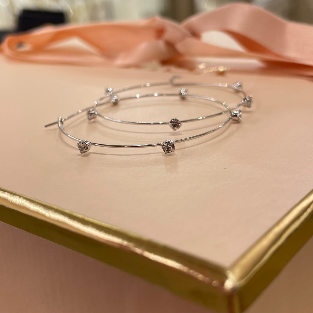 Rhinestone hoops