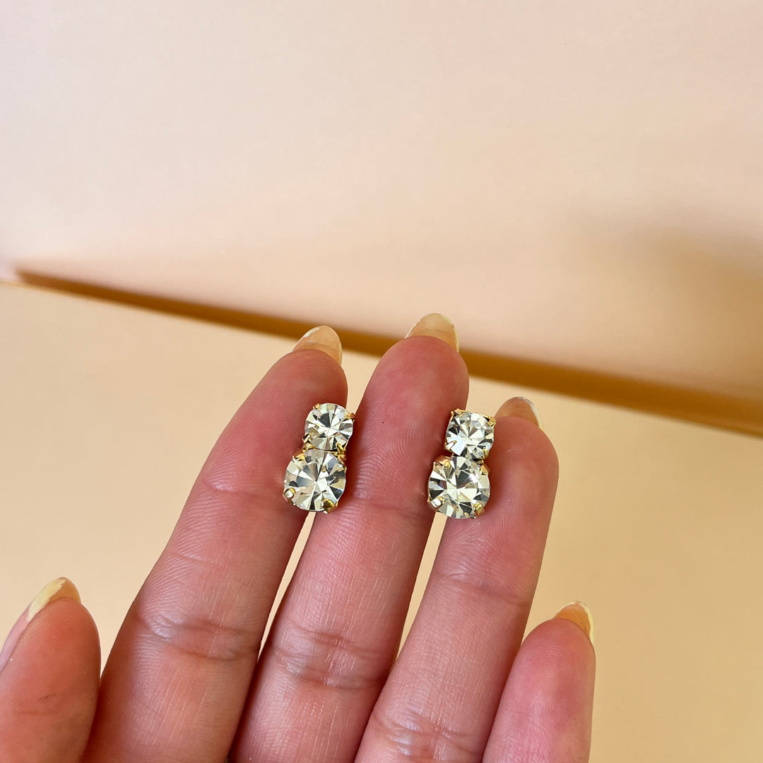 Preciosa crystals gold plated set