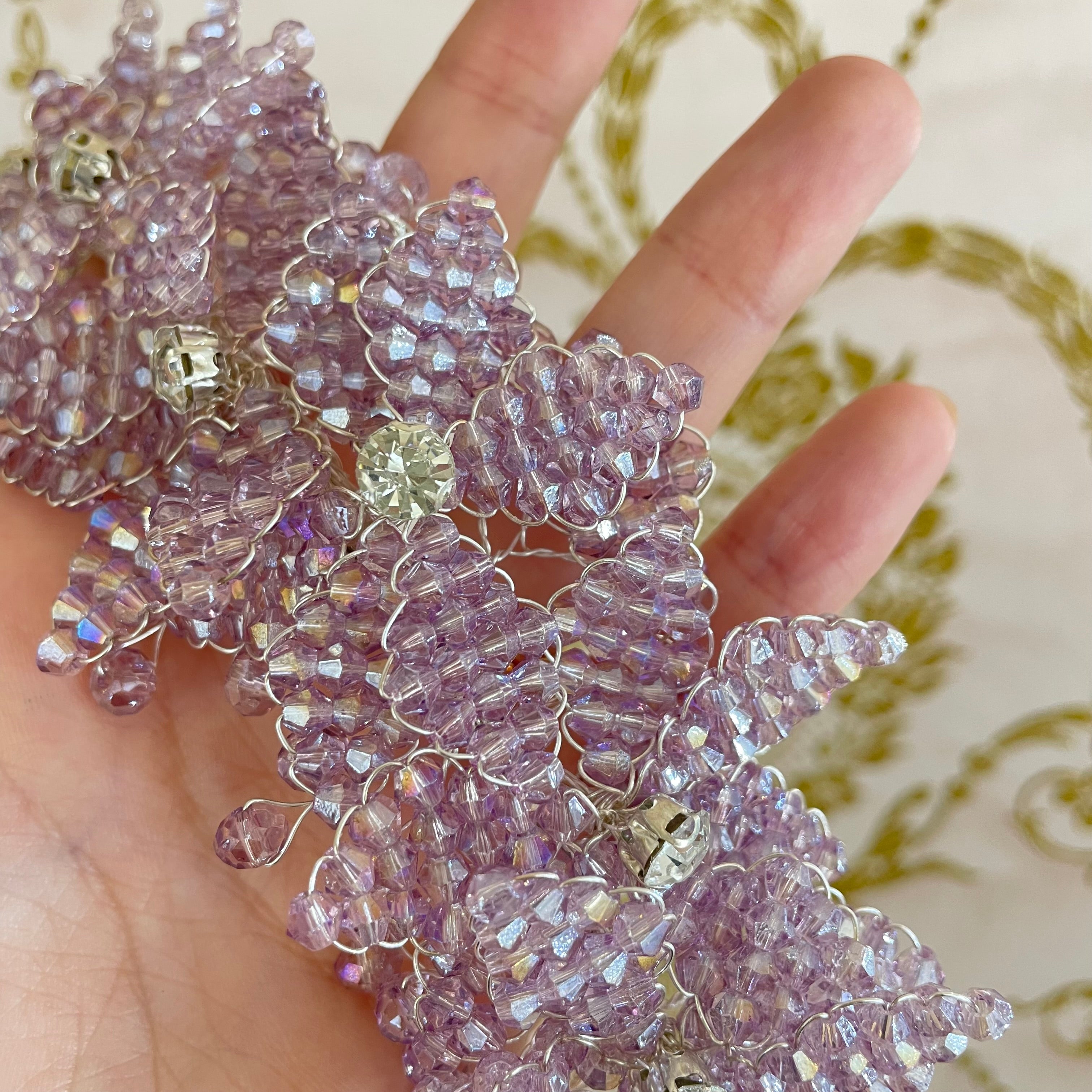 Lilac flowers headpiece