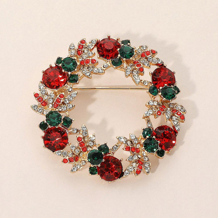 Christmas Wreath Pin Brooch