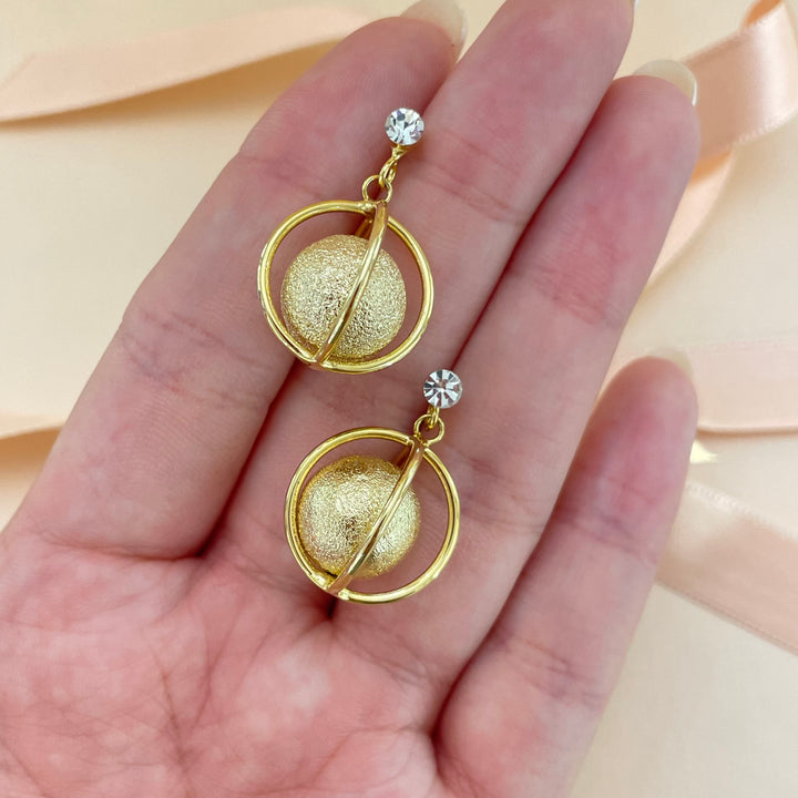 Rhinestone earrings