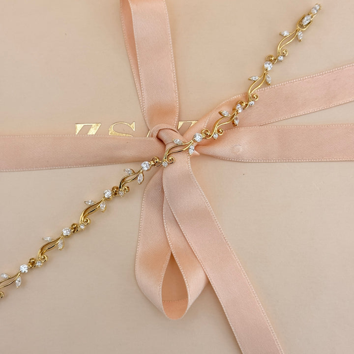 Marquise zircone gold plated earrings and bracelet