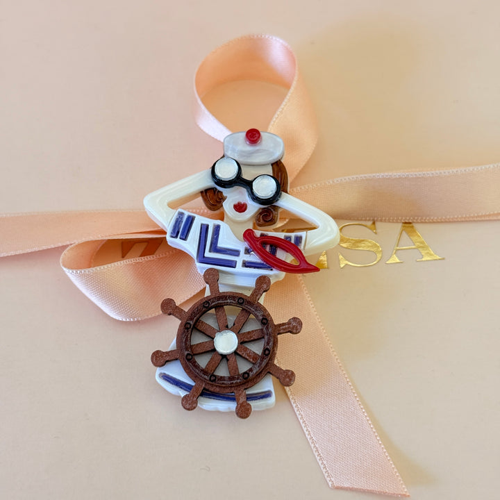 Nautical Lady Brooch