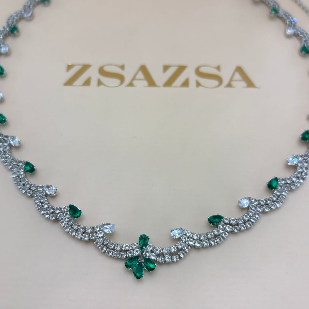 Green zircone set