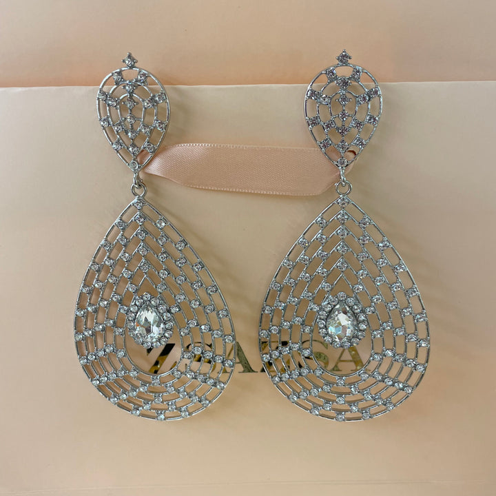 Big teardrop earrings