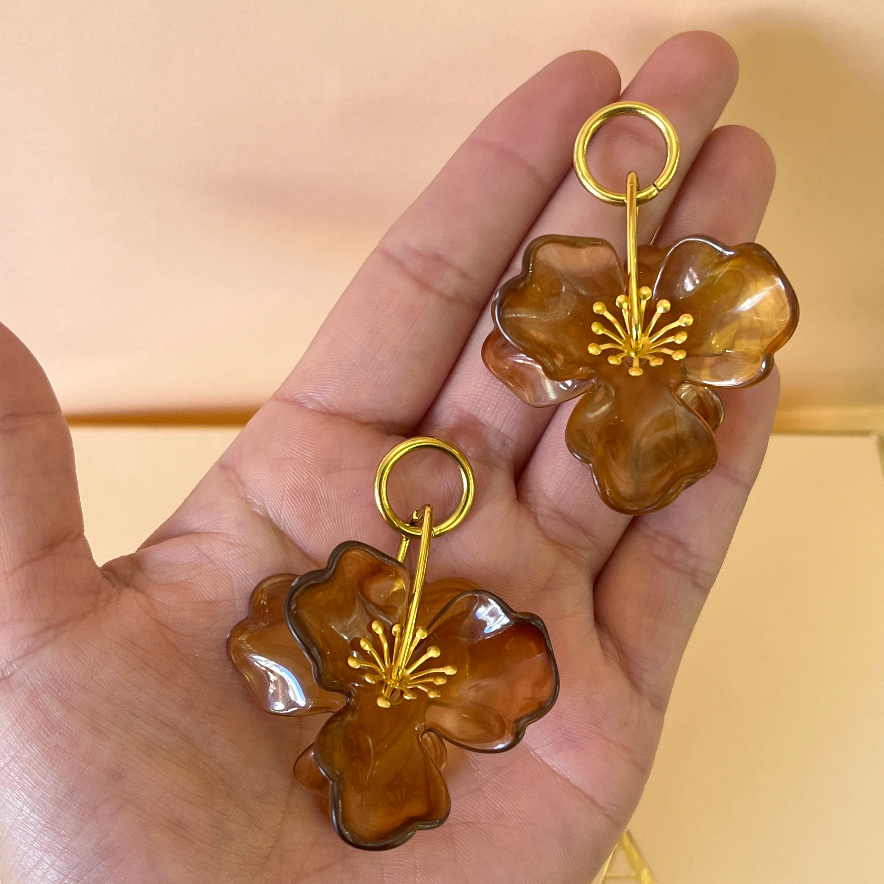 flower earrings