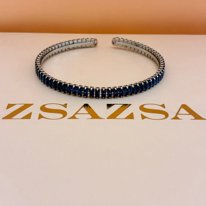 Baguette navy blue stainless steel set