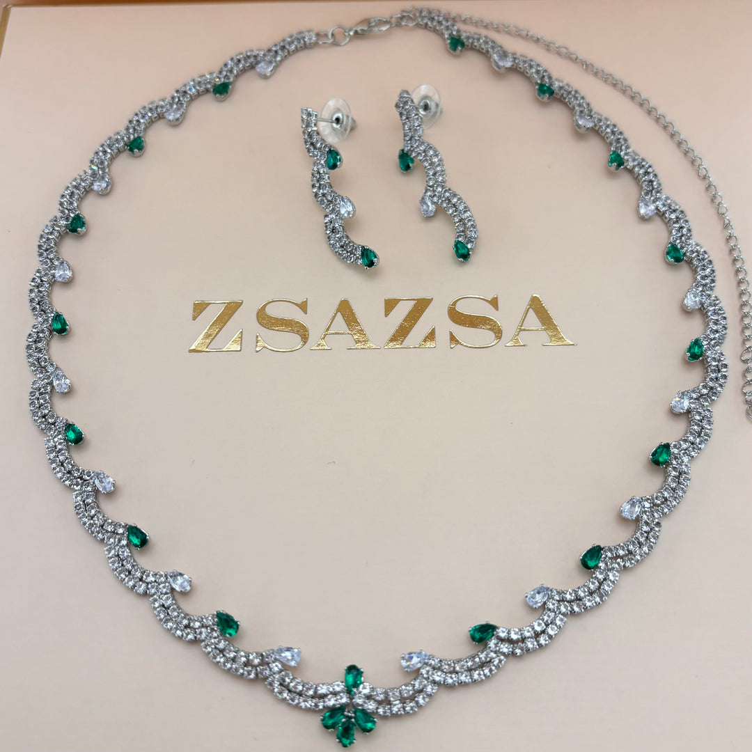 Green zircone set