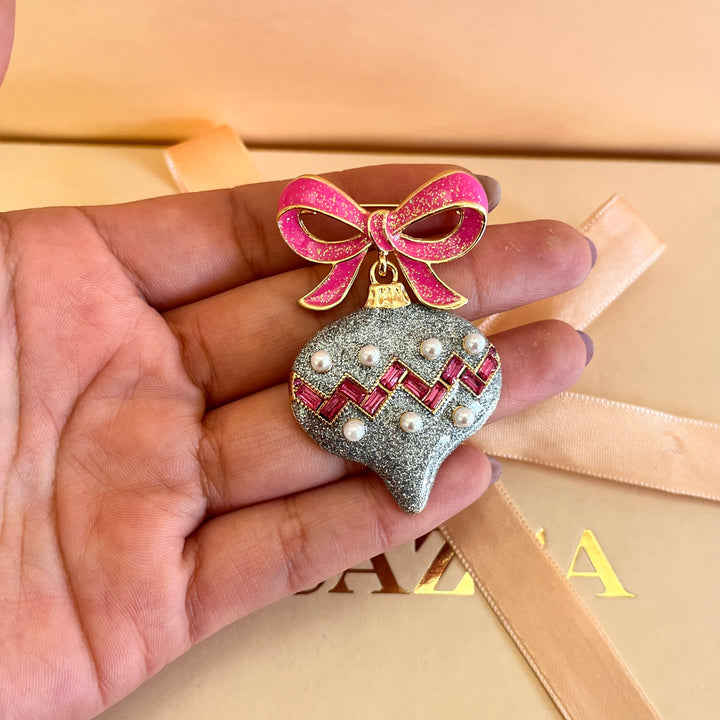 Pink Christmas bauble