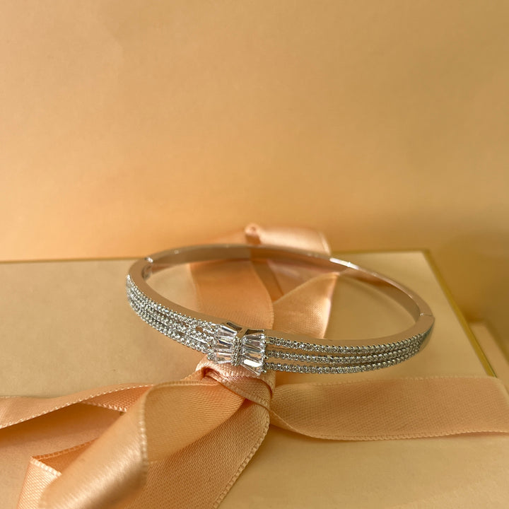 Baguette zircone bangle