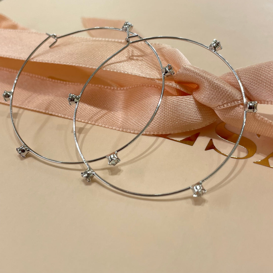 Rhinestone hoops