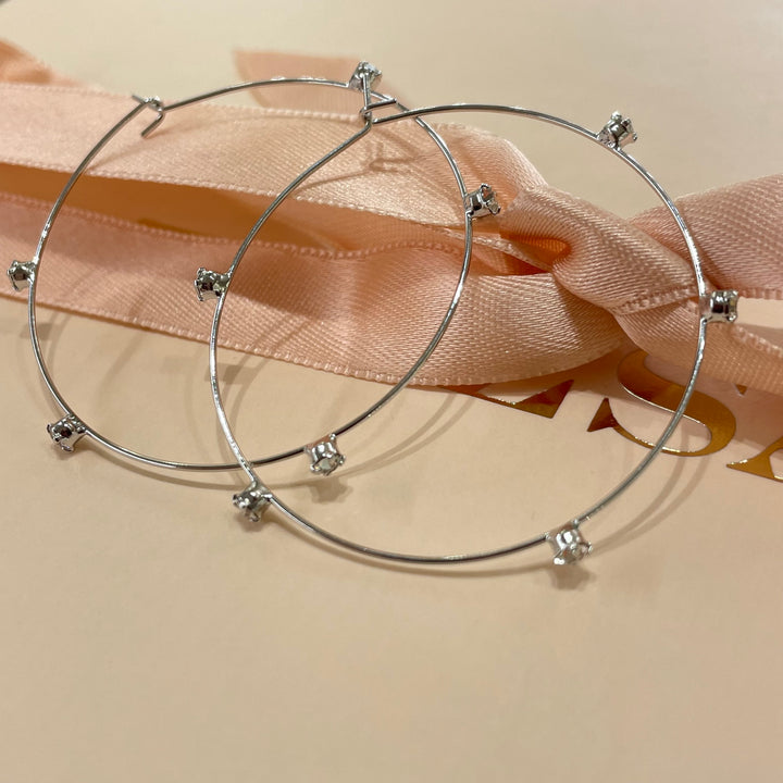 Rhinestone hoops