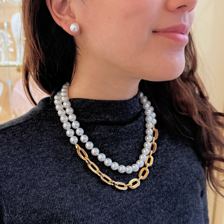 White Mallorca Pearls set