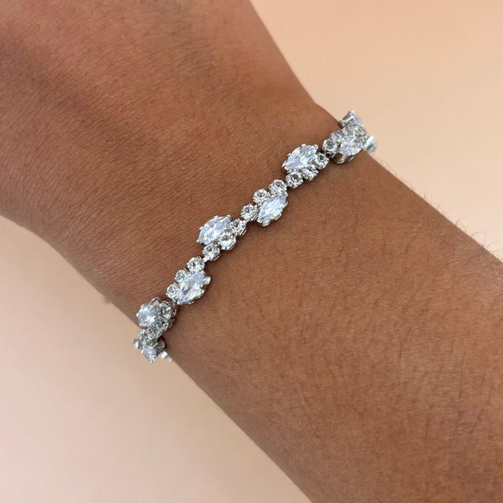 Zircone silver set