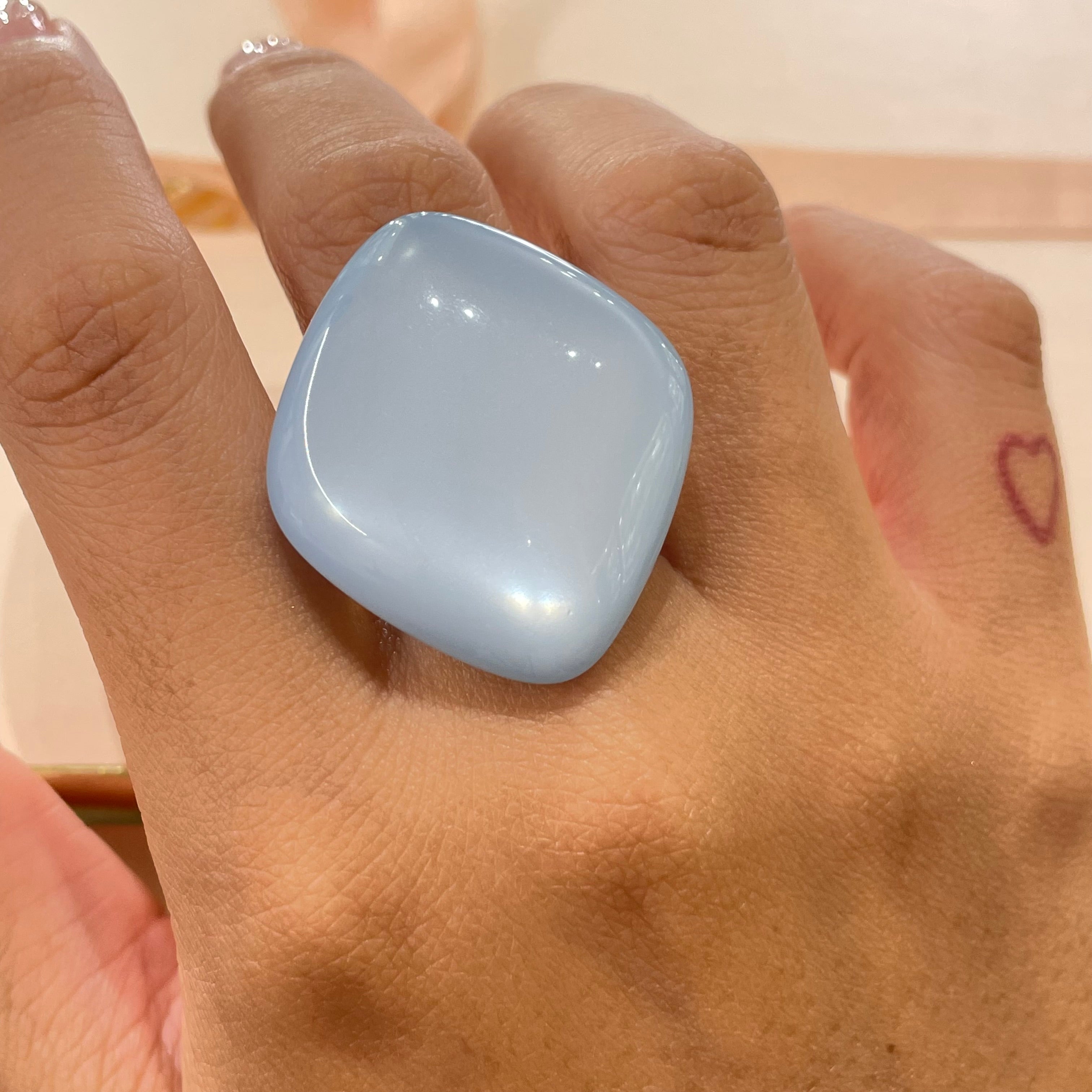 Light blue summer ring