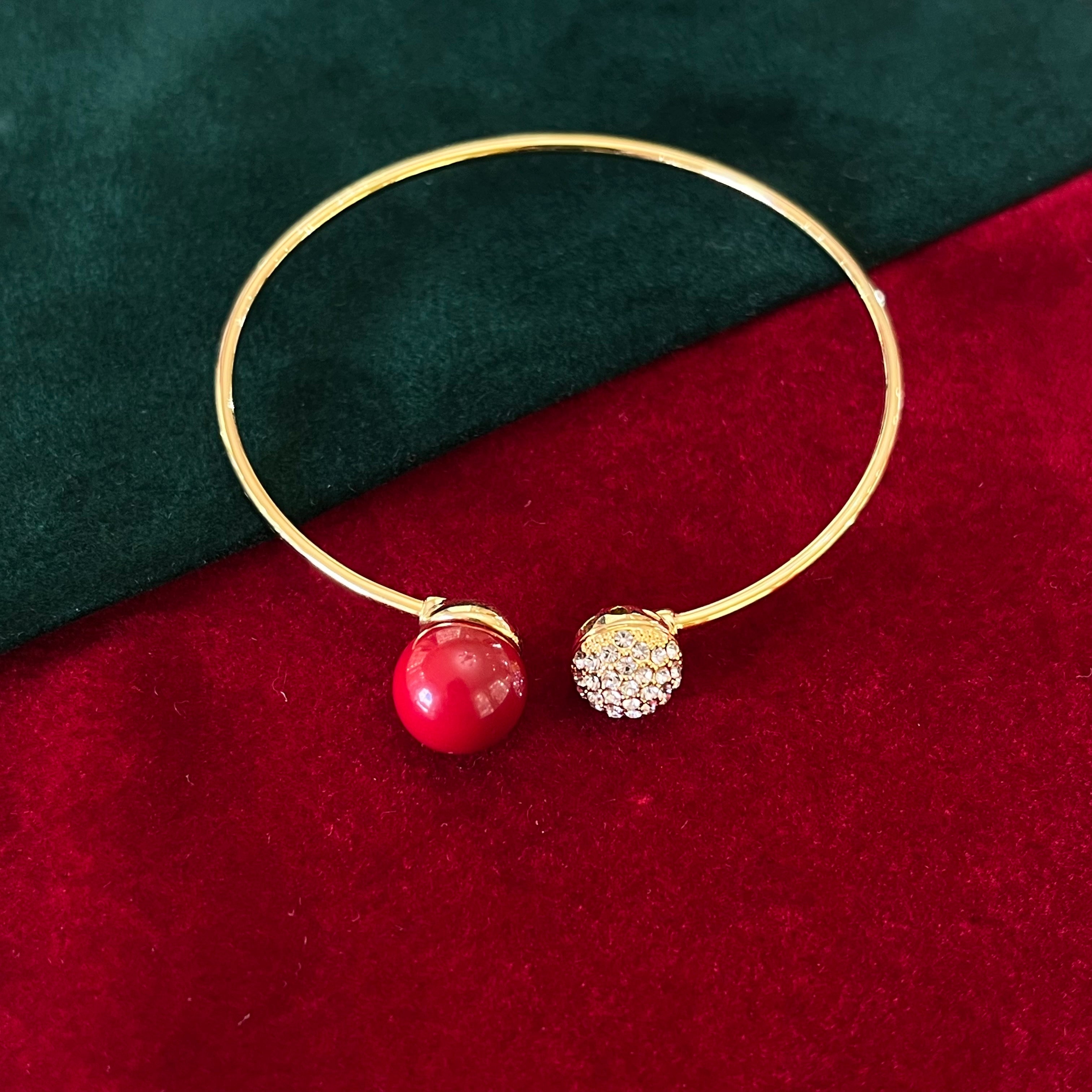 Red pearl ball set