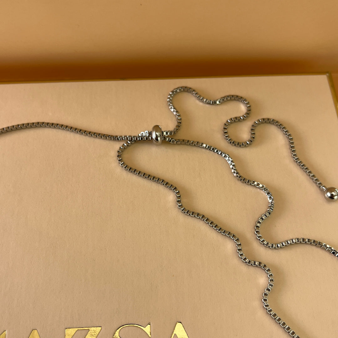 Silver zircone set