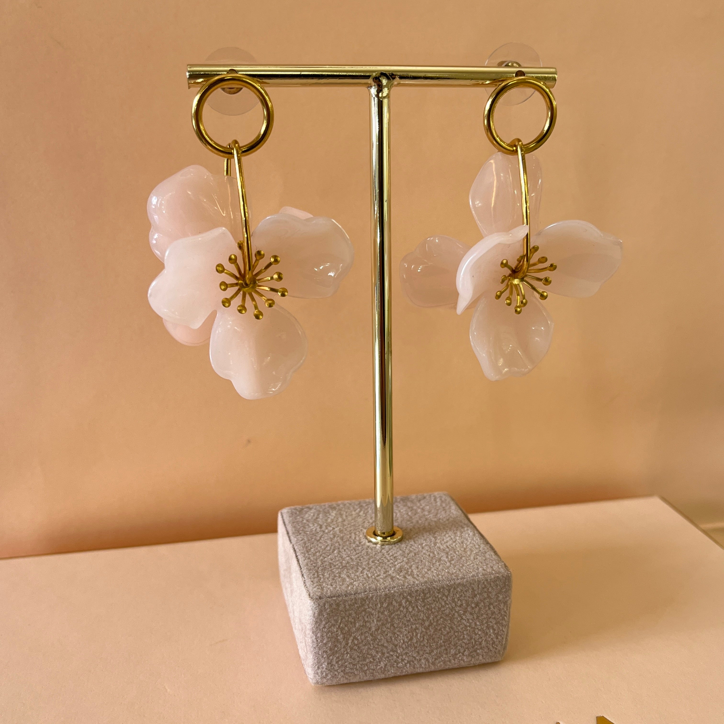 flower earrings