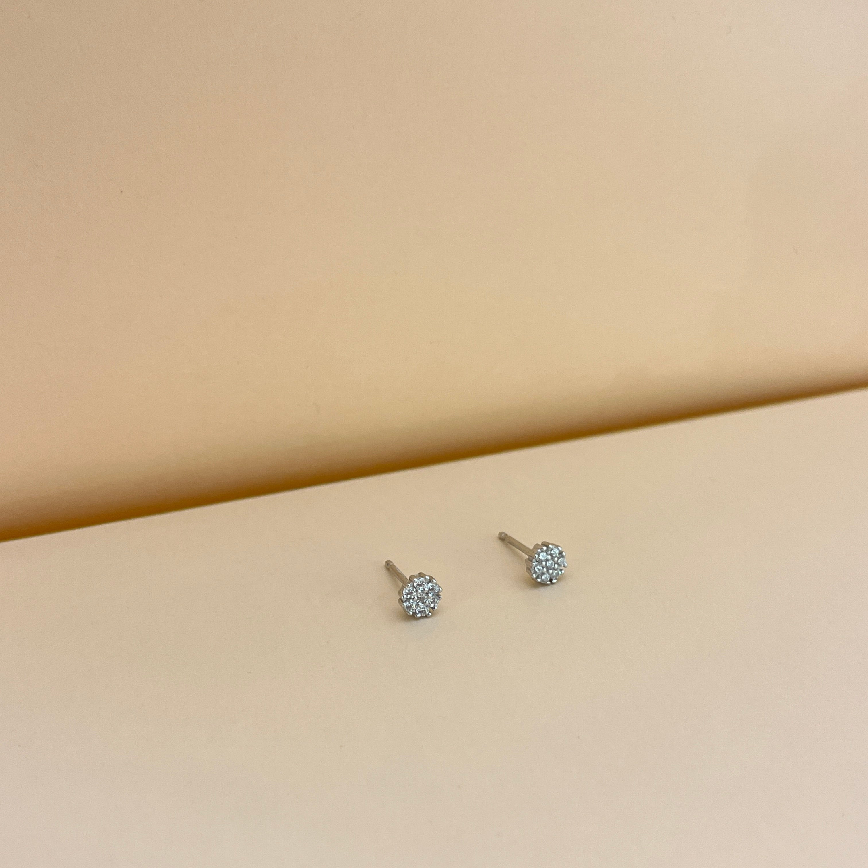 Silver zircone set