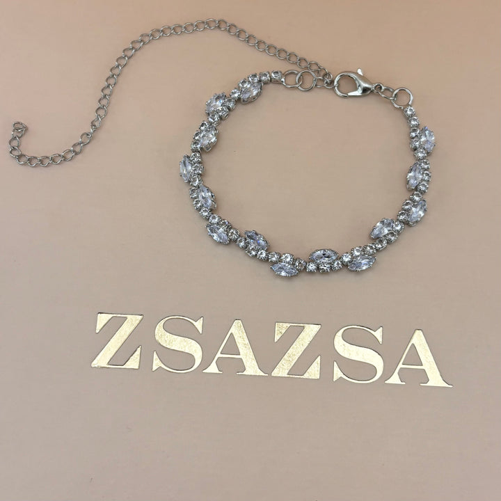 Zircone silver set