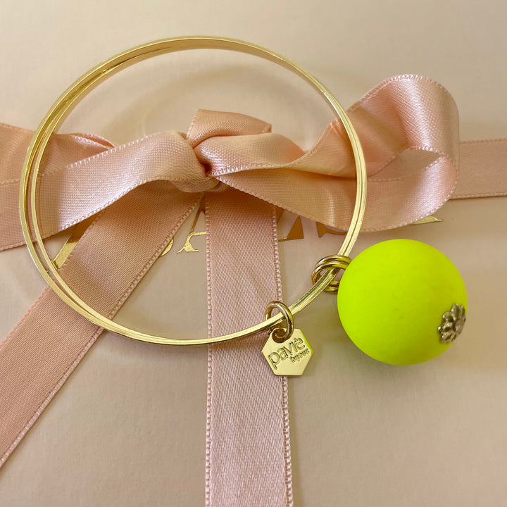 Neon ball summer bangle