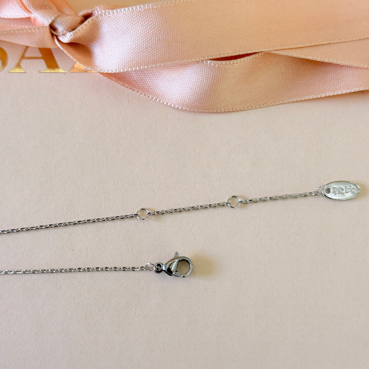 Dainty zircone silver bracelet