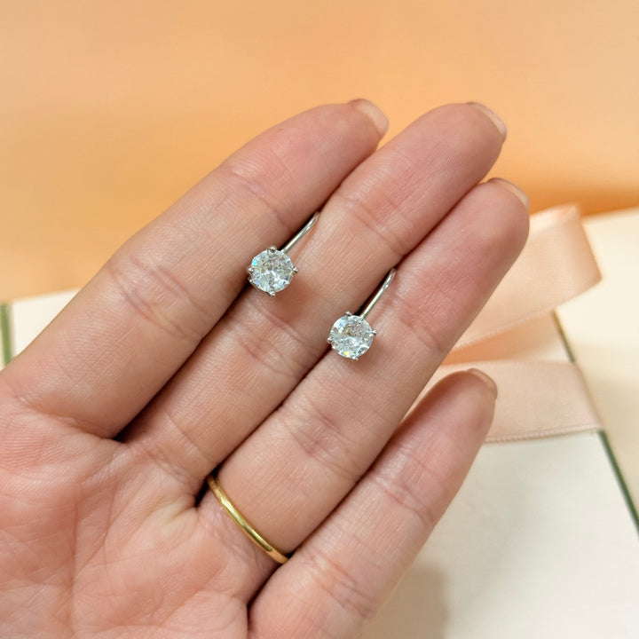 Basic zircone sterling silver hooks