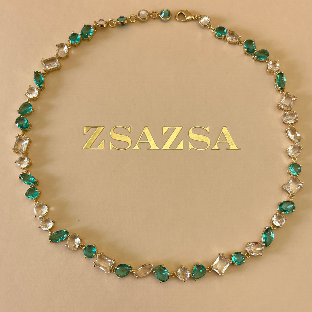 Green zircone set