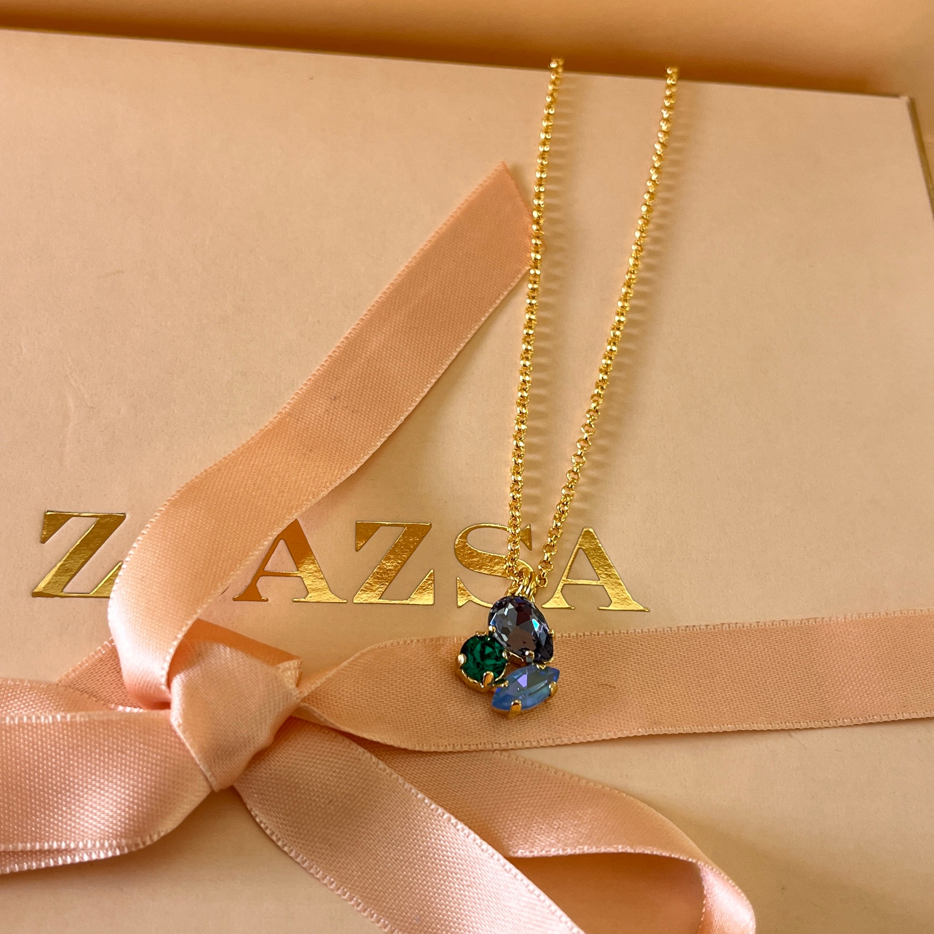 Multicolour Swarovski crystals set