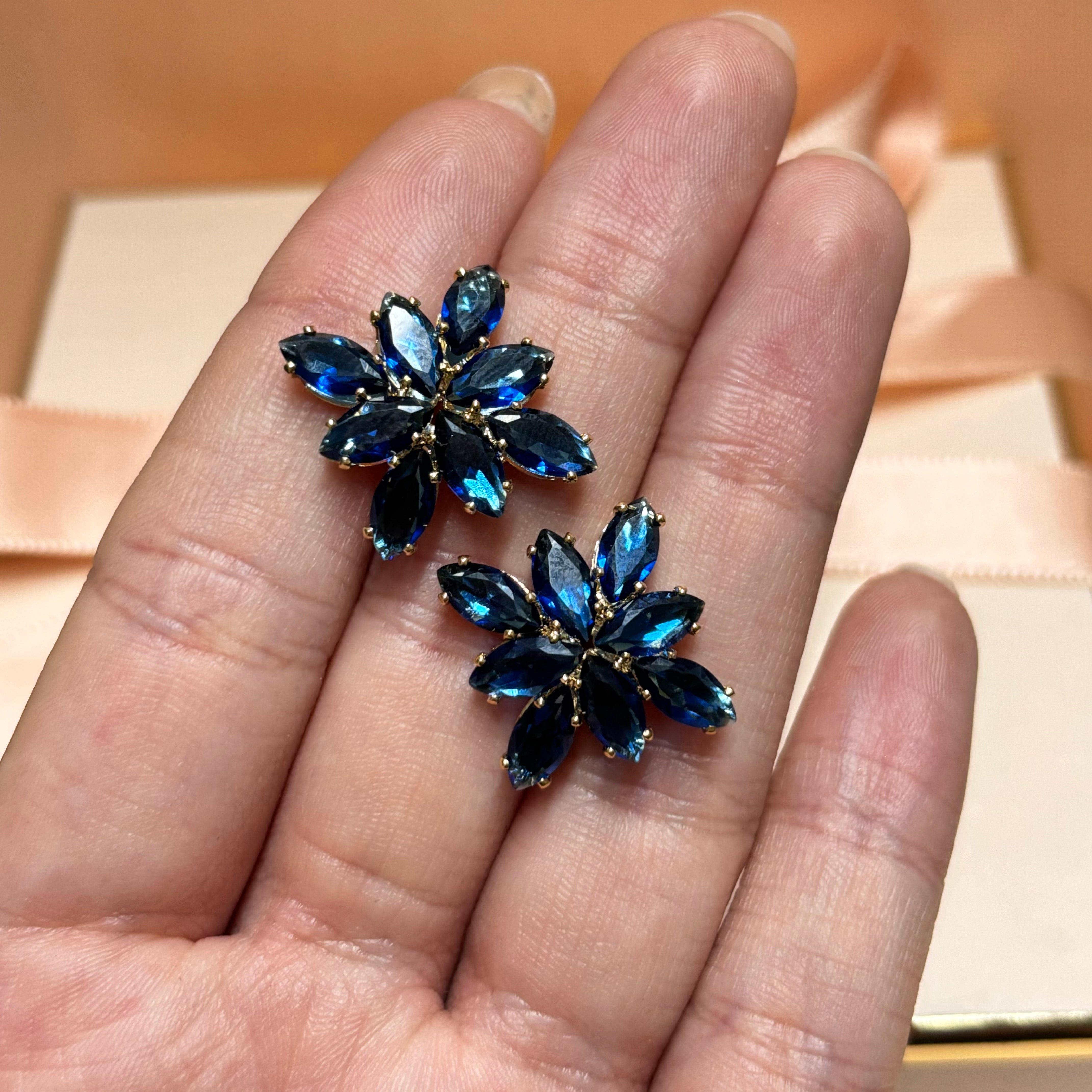 Marquise studs