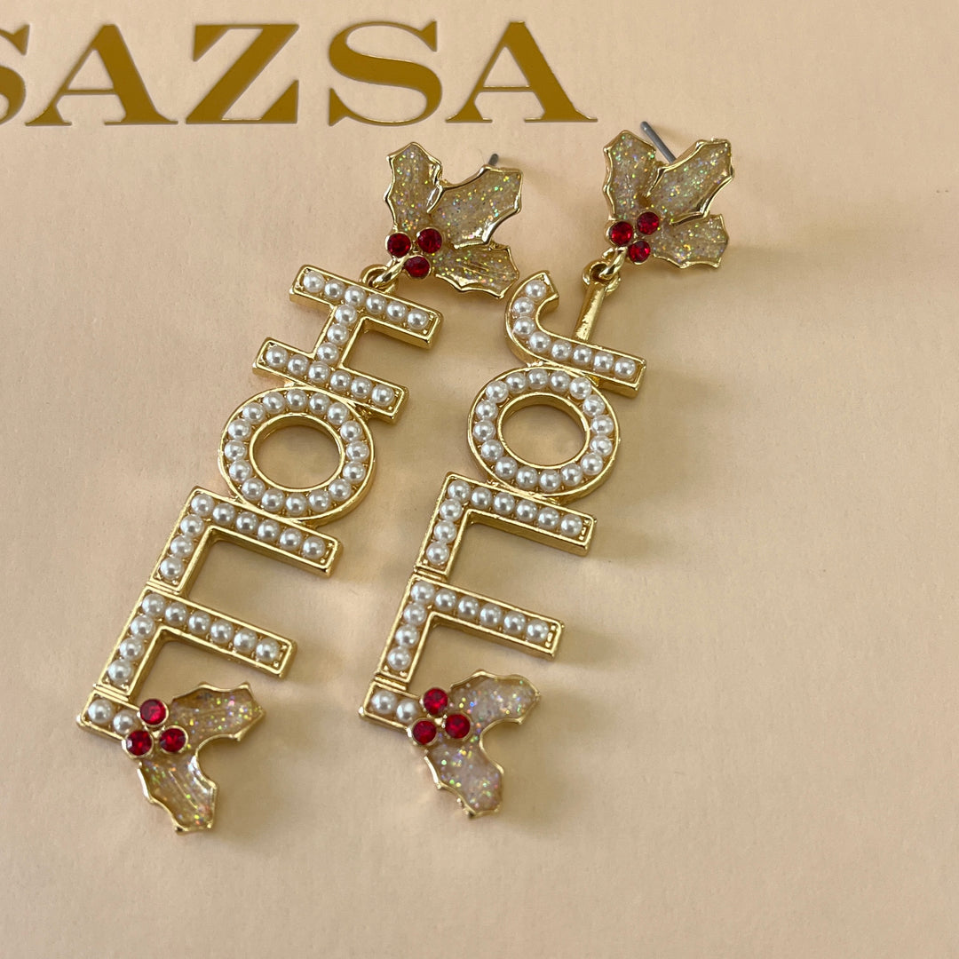 Holly Jolly earrings