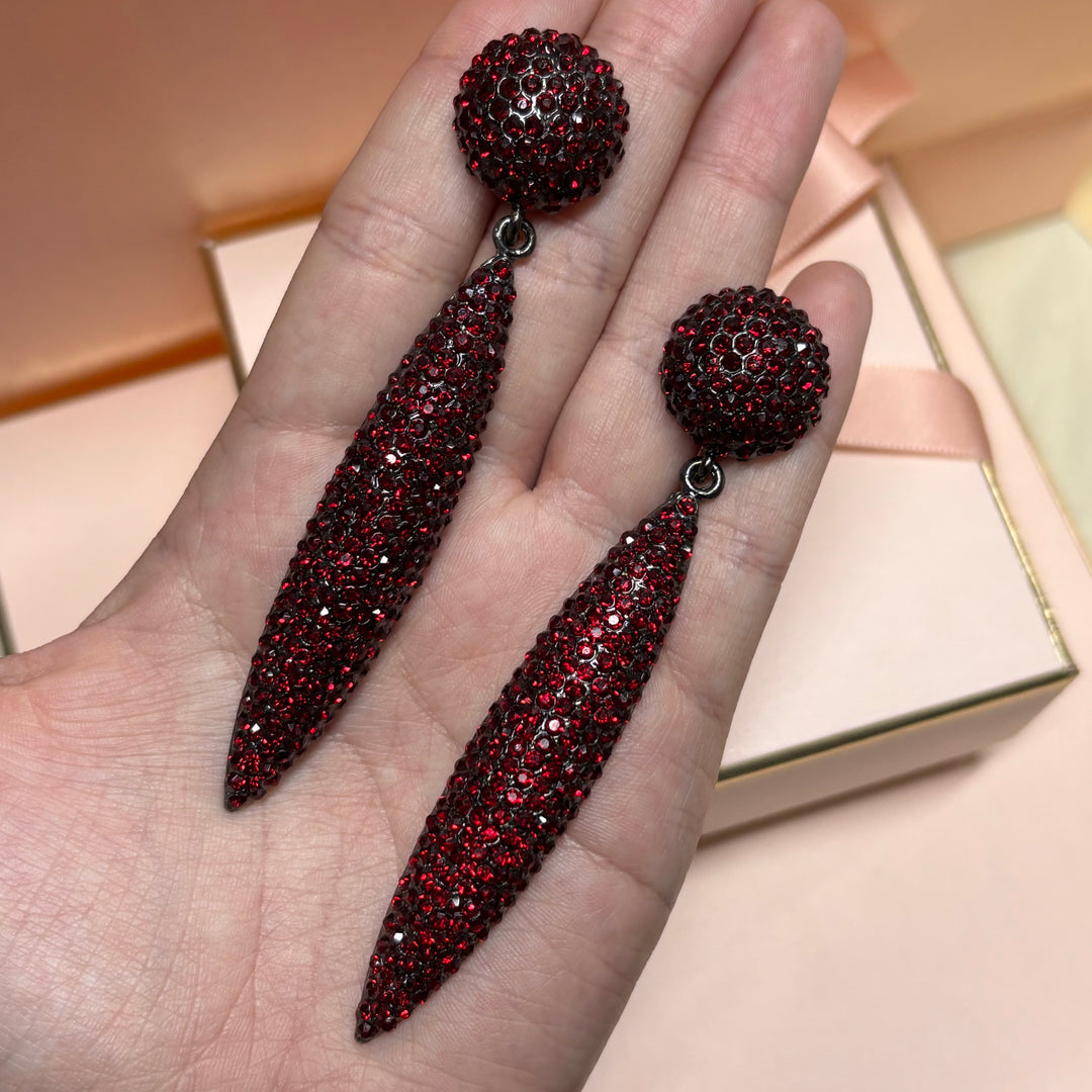 Elegant long earrings