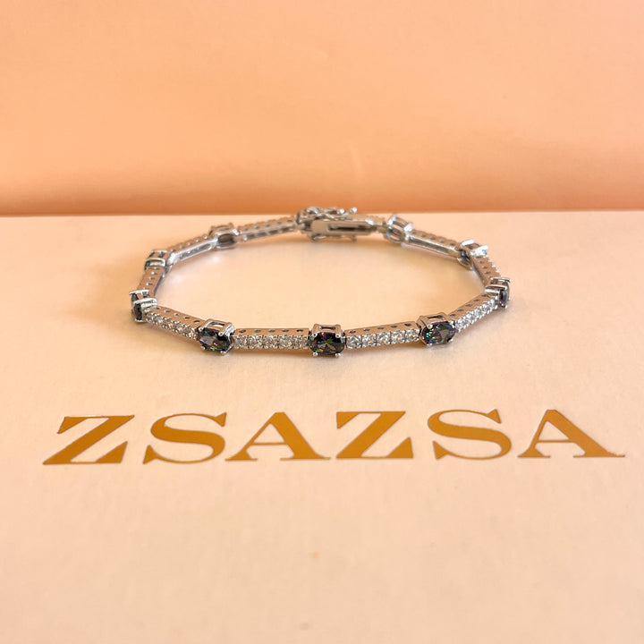 Watermelon zircone bracelet