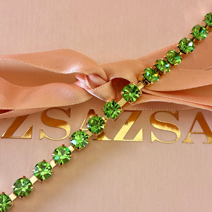Green Preciosa crystals bracelet