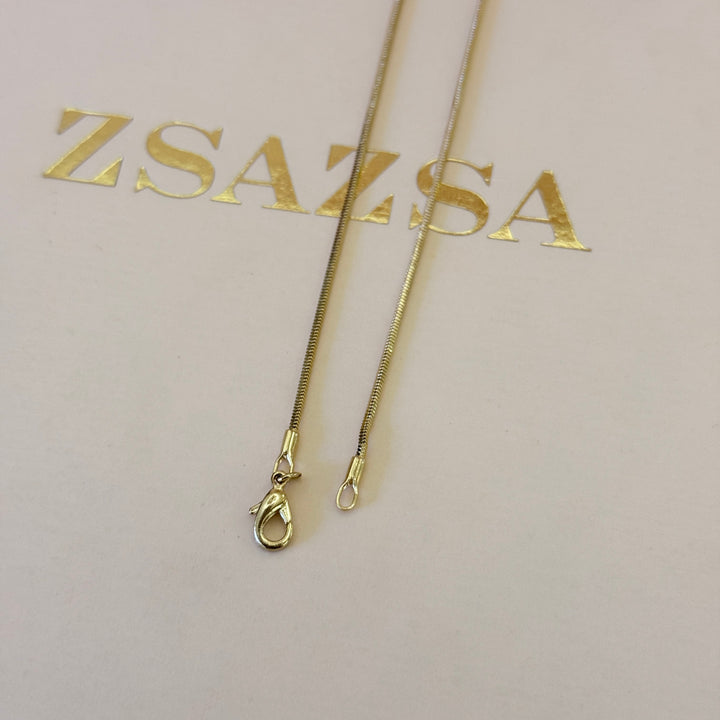 Zircone marquise gold plated pendant