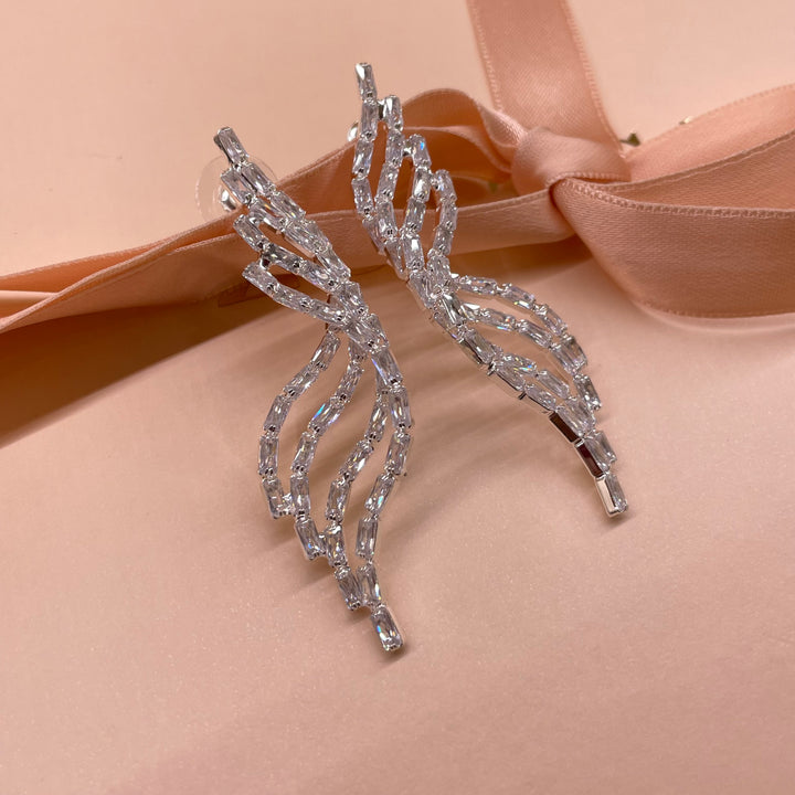 Baguette earrings