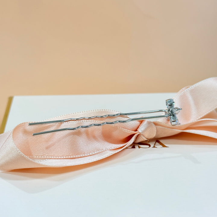 Zircone Marquise silver hair pin